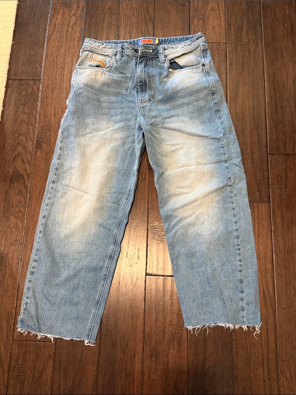 Men’s Empyre Light Wash Men’s Relaxed Straight Jeans - Blue size 32